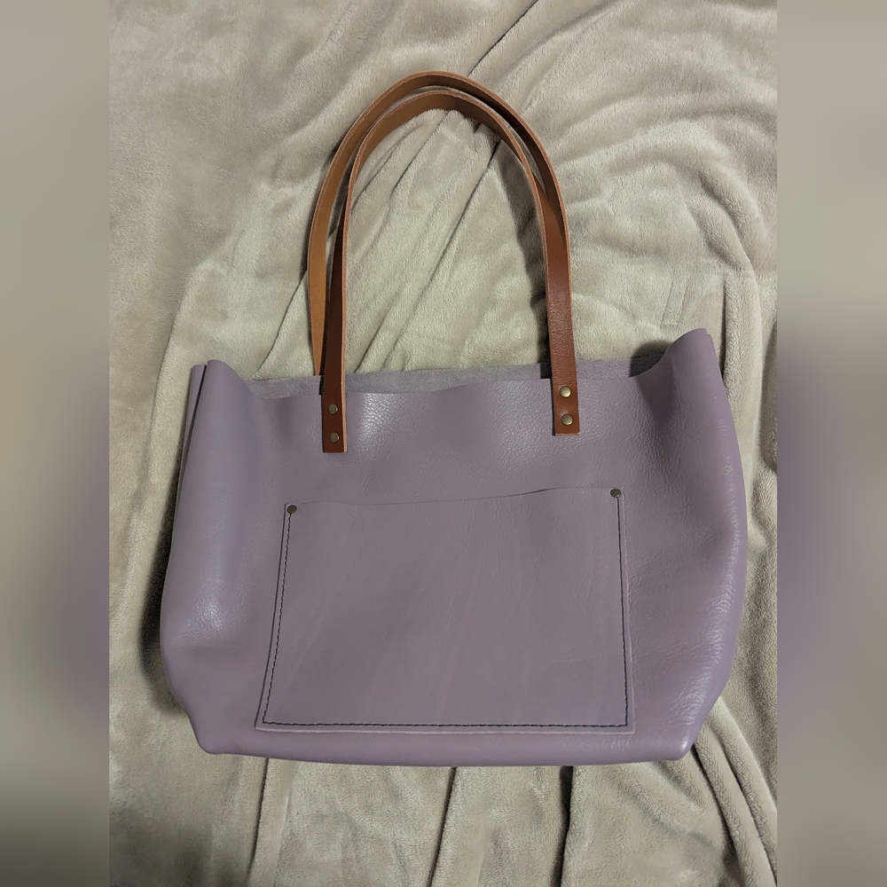 PLG Jellyfish Large Tote With Tan Straps